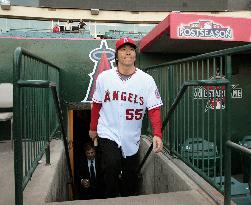 Matsui at Angels Stadium