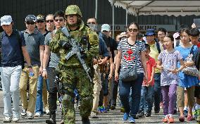 Japan's SDF holds evacuation drill for Japanese nationals in Thailand