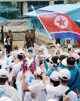 N. Koreans call for reunification on 70th anniv. of liberation