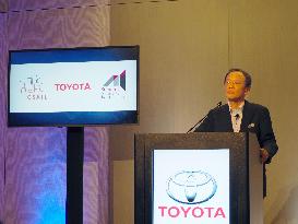 Toyota ties up with U.S. universities on artificial intelligence studies