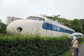 Shinkansen-car library in Tokyo's Akishima