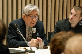 Nobel laureate Oe at French book fair