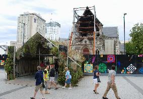 5-year anniversary of Christchurch earthquake in New Zealand