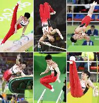 Japan's Uchimura wins men's all-round gold