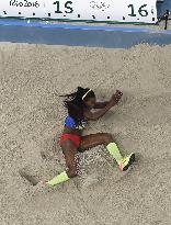Olympics: Ibarguen wins women's triple jump