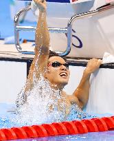 Japan's Kimura wins silver in men's 50-meter freestyle