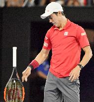 Japan's Nishikori defeated at the Australian Open