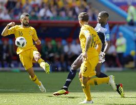 Football: France vs Australia at World Cup