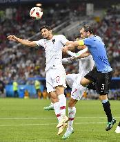 Football: Uruguay vs Portugal at World Cup