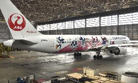 JAL's 2020 Tokyo Olympics-liveried jet