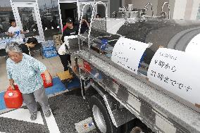 Aftermath of Typhoon Faxai in Chiba