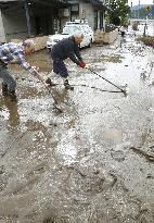 Aftermath of Typhoon Hagibis in Japan