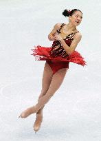 Suzuki finishes 8th in women's figure skating