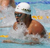 Kitajima sets Olympic record in 100m breaststroke heats