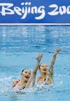 Japan's Suzuki and Harada win bronze in synchronized swimming