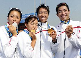 Japan completes triathlon gold, silver doubles