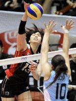 Japan beats Argentina in women's volleyball World Cup