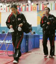 Japan crash out in table tennis women's team