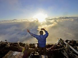 Mt. Fuji climbing season begins