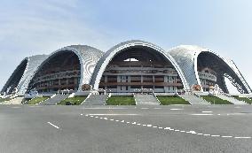 N. Korea unveils revamped 150,000-seat stadium