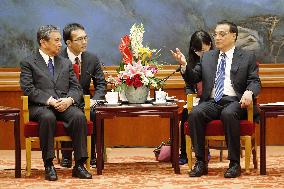 Chinese Premier Li meets with Japanese ex-lower house speaker