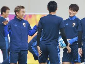 Japan train for Asian c'ship quarterfinal against Iran