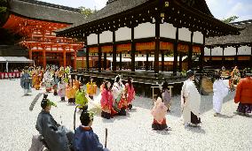 Annual Aoi festival held in Kyoto