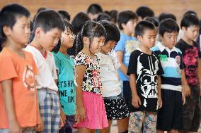 Schools in typhoon-hit town resumed