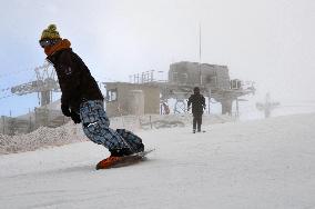 Japan's southernmost ski resort opens for this season