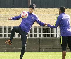 Soccer: Sanfrecce's Chiba back in training after doping ban cleared
