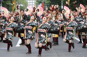Yosakoi Soran Festival ends in Sapporo