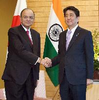 India's Defense Minister meets with PM Abe