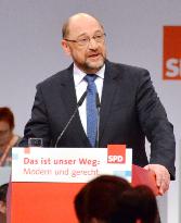 German Social Democratic Party leader Martin Schulz