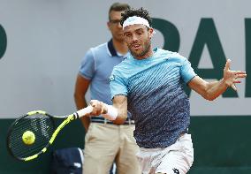 Tennis: Cecchinato at French Open