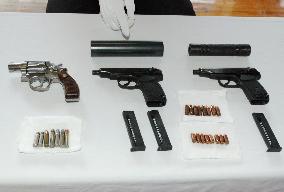 Arms confiscated from gangster who sold woman to brothel