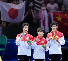 Olympics: Silver for Japanese table tennis trio