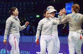 Japan misses chance to win 1st sabre medal at worlds