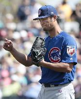 Baseball: Darvish at Cubs spring training