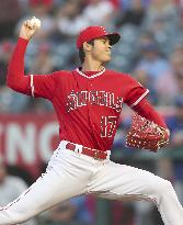 Baseball: Angels' Ohtani