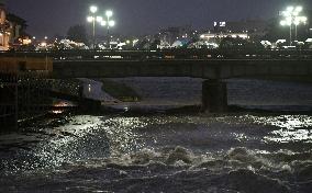 Heavy rain in western Japan