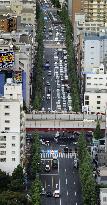 Disaster drills in Japan