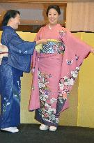 Kimono event hosted at residence of Japanese envoy to Israel