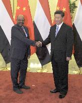 China welcomes Sudan president wanted by ICC