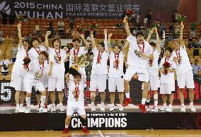 Elated Olympic-bound Japanese women's basketball players