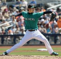 Iwakuma roughed up for 5 runs