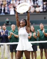 S. Williams defeats Kerber to win seventh Wimbledon title