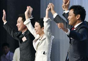 Renho elected as new Democratic Party leader