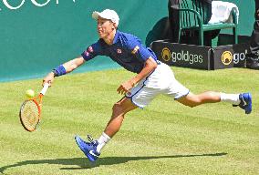 Nishikori fights back to reach Gerry Weber 2nd round