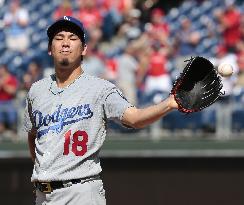 Baseball: Dodgers' Maeda to move to bullpen after taking no-decision