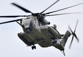 U.S. military resumes flights of CH-53E choppers